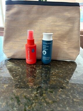 Tower 28 Red Facial Spray with Pink Cosmetic Pouch